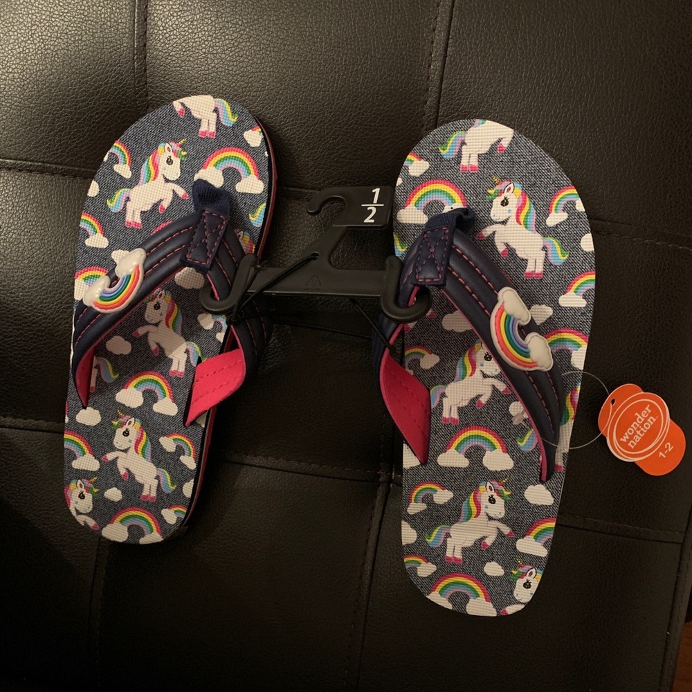 Wonder Nation Girls Flip Flops